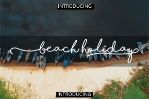 Beach Holiday Font Download