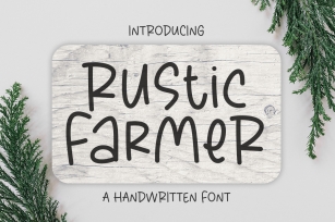 Rustic Farmer Font Download