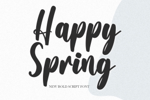 Happy Spring Font Download