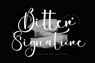Bitter Signature Font Download