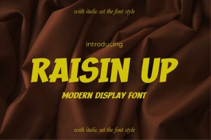 Raisin Up Font Download