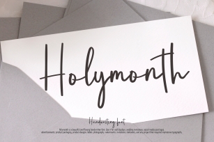 Holymonth Font Download