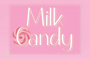 Milk Candy Font Download
