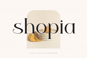 Shopia Elegant Serif Font Download