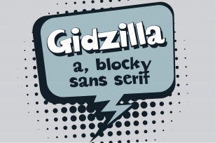 Gidzilla Font Download