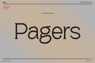 Pagers Font Download