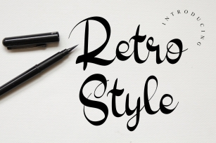 Retro Style Font Download
