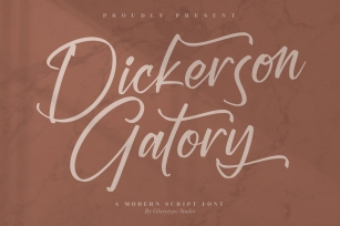 Dickerson Gatory Font Download