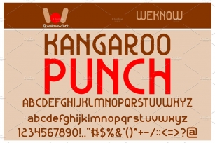 Kangaroo Punch font Font Download