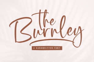 the burnley Font Download