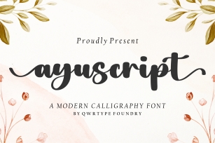Ayuscript Font Download