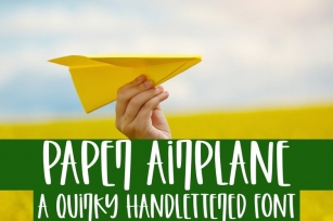 Paper Airplane Font Download