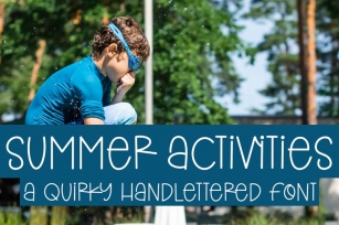 Summer Activities Font Download