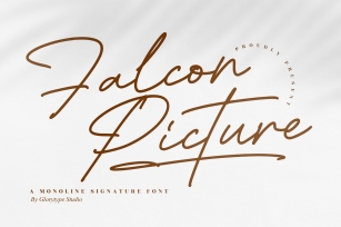 Falcon Picture Font Download