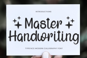 Master Handwriting Font Download