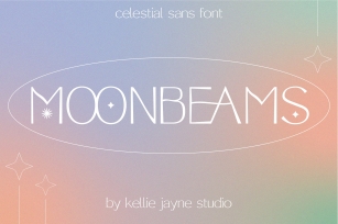 Moonbeams Celestial Sans Serif Font Download