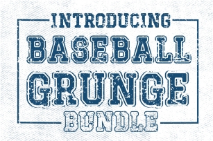 Baseball Grunge Font Download