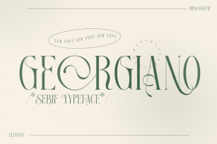 GEORGIANO Typeface Font Download