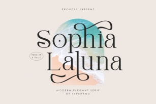 Sophia Laluna - Modern Elegant Serif Font Download