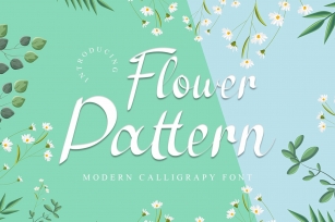 Flower Pattern Font Download