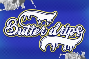 Butter Drips Font Download