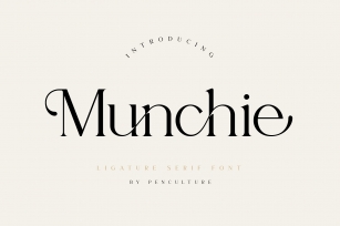Munchie Ligature Serif Font Download