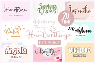 Beauty Handwriting Bundle Font Download