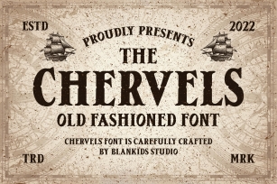 Chervels an Old Fashioned Font Download