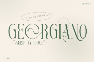 Georgiano Modern Serif Font Download