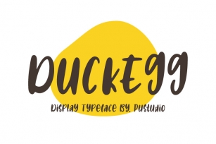 Duck Egg Font Download