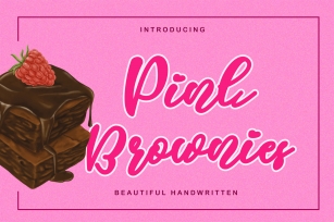 Pink Brownies Font Download