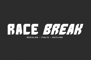 Race Break Font Download