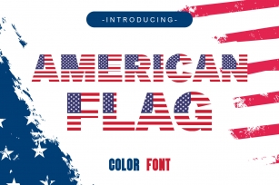 American Flag Font Download