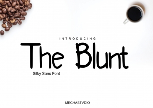 The Blunt Font Download