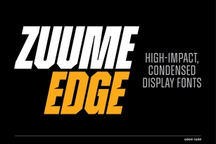 Zuume Edge font family Font Download
