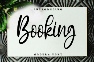 Booking Font Download