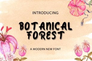 Botanical Forest Font Download
