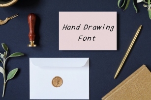 Hand Drawing Font Download