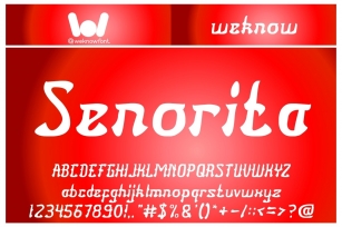 Senorita Font Download