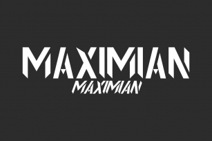 Maximian Font Download