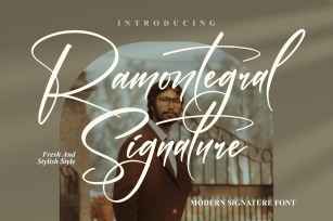 Ramontegral Signature Font Download