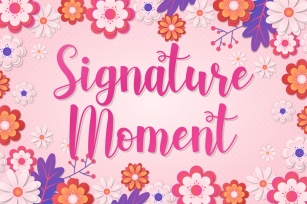 Signature Moment Font Download