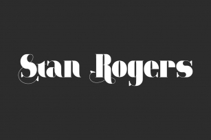 Stan Rogers Font Download