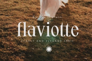 Flaviotte - Beauty Vintage Elegant Serif Font Download
