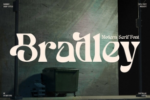Bradley Modern Serif Font Font Download