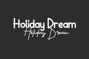 Holiday Dream Font Download