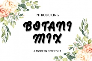 Botani Mix Font Download