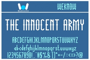 The Innocent Army Font Download