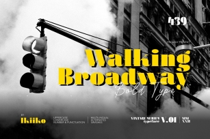 Walking Broadway Font Download