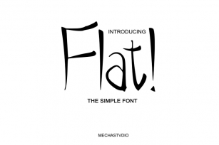 Flat! Font Download